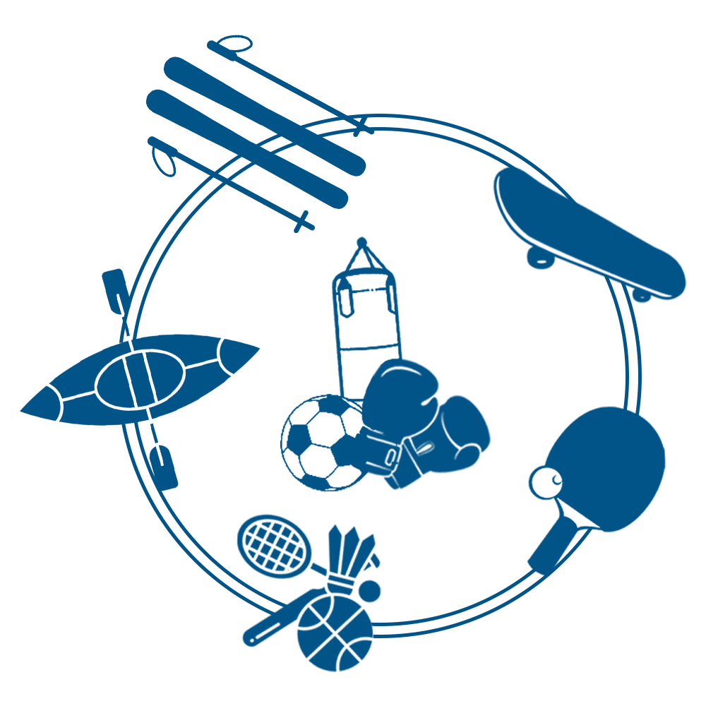 Table Tennis Colored Icon