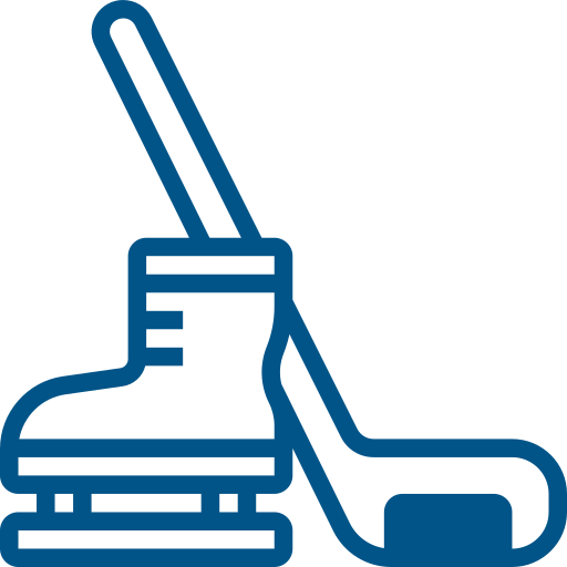 Hockey Gears WHite Icon
