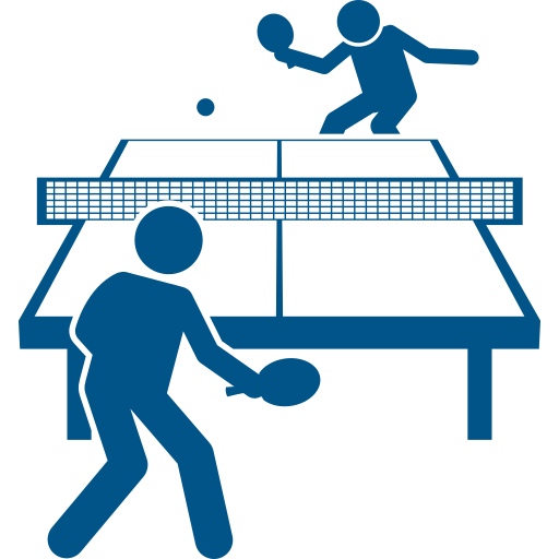 Table Tennis WHite Icon